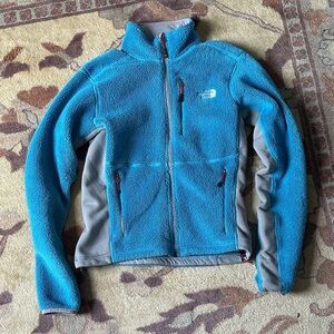 The North Face Turquoise  Fleece Jacket